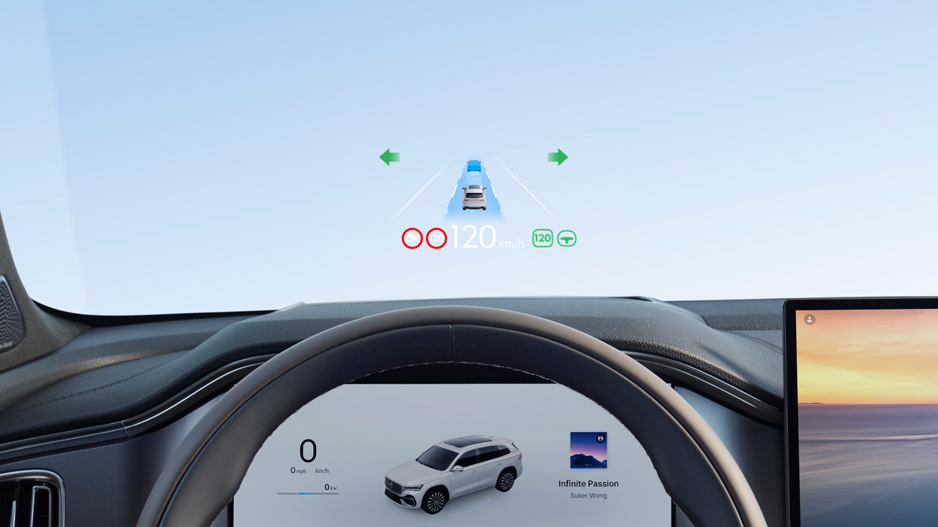 Head-Up Display Monjaro EM-i